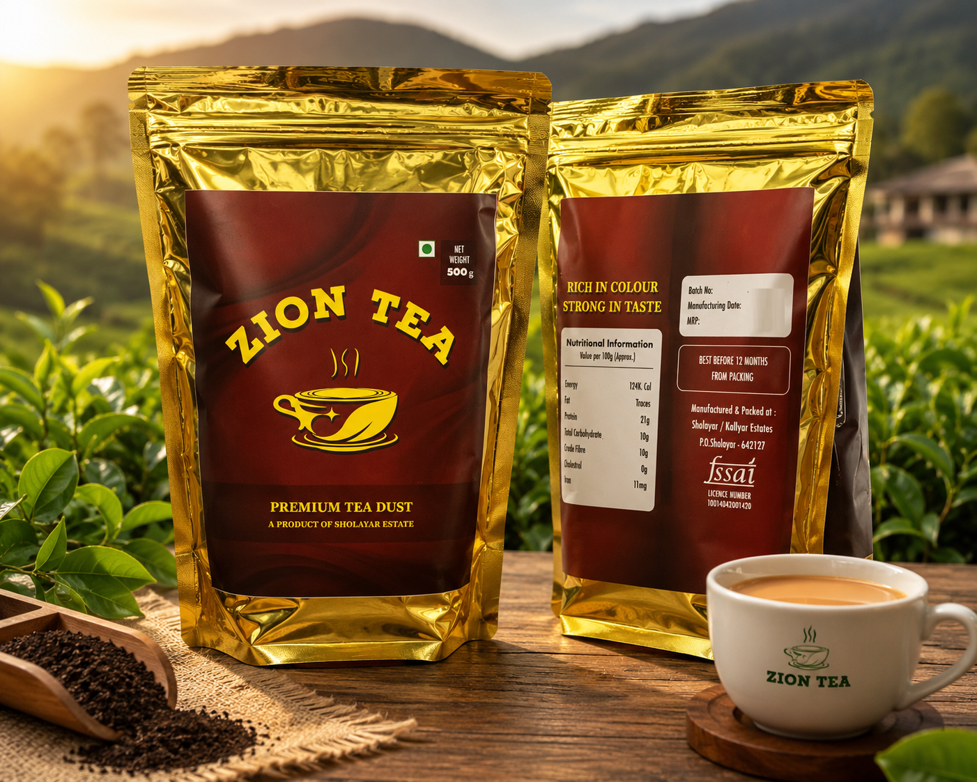 Premium Tea | Strong Milk Tea | Rich Color & Bold Taste | 500g 
